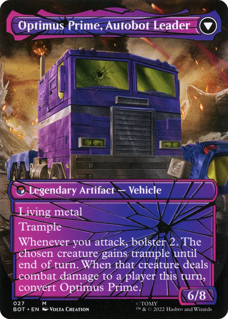 Optimus Prime, Hero // Optimus Prime, Autobot Leader back