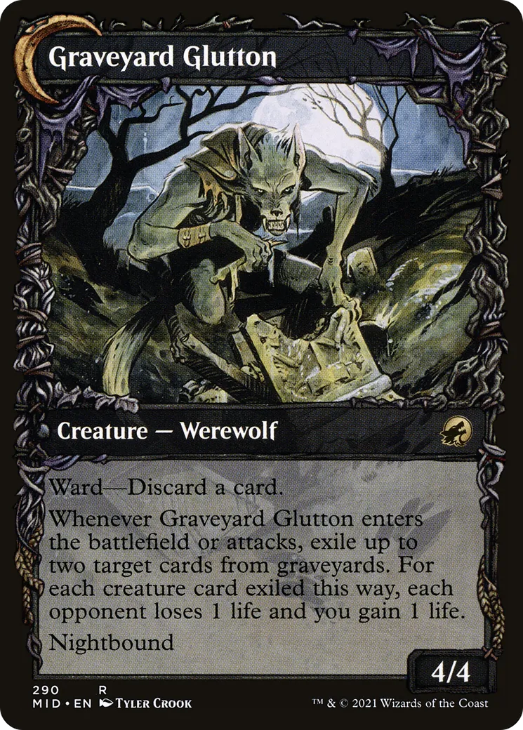 Graveyard Trespasser // Graveyard Glutton back