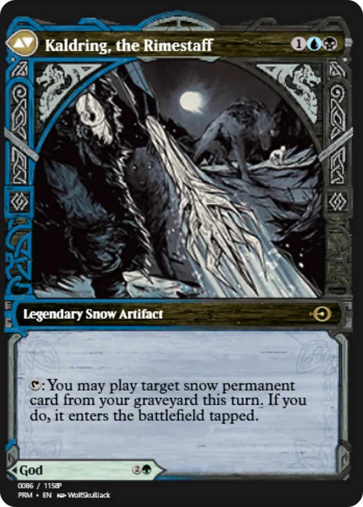Jorn, God of Winter // Kaldring, the Rimestaff back