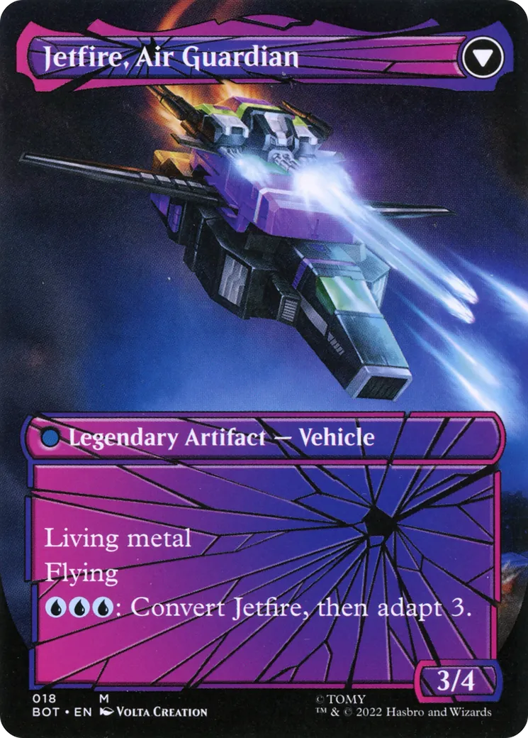 Jetfire, Ingenious Scientist // Jetfire, Air Guardian back