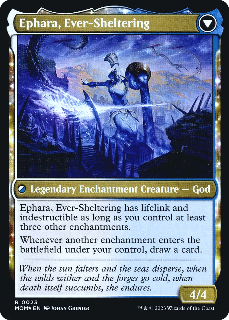 Invasion of Theros // Ephara, Ever-Sheltering back