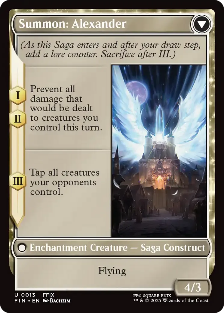 Crystal Fragments // Summon: Alexander back