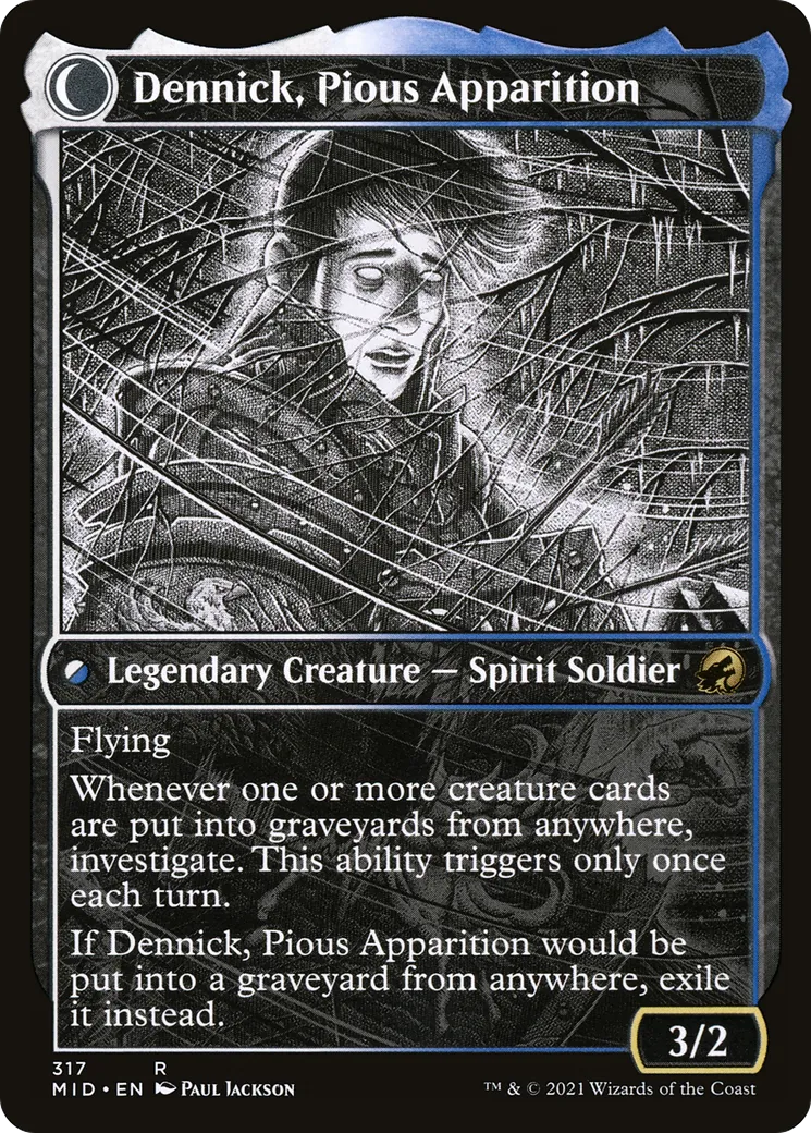Dennick, Pious Apprentice // Dennick, Pious Apparition back