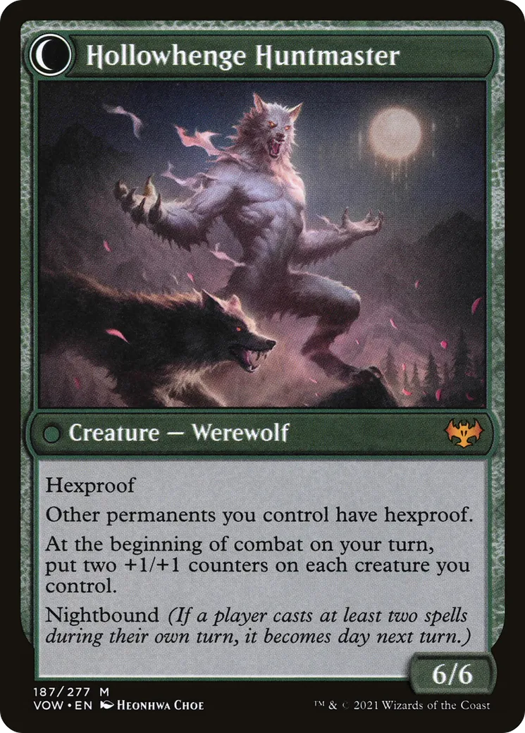 Avabruck Caretaker // Hollowhenge Huntmaster back