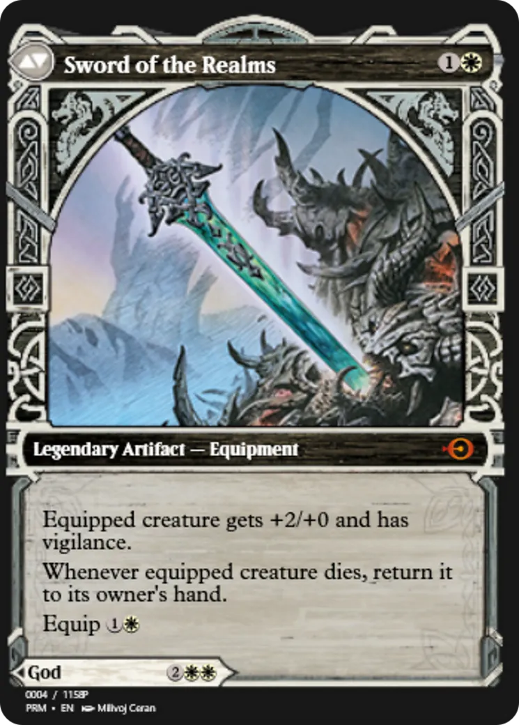 Halvar, God of Battle // Sword of the Realms back