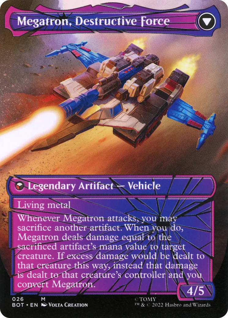 Megatron, Tyrant // Megatron, Destructive Force back
