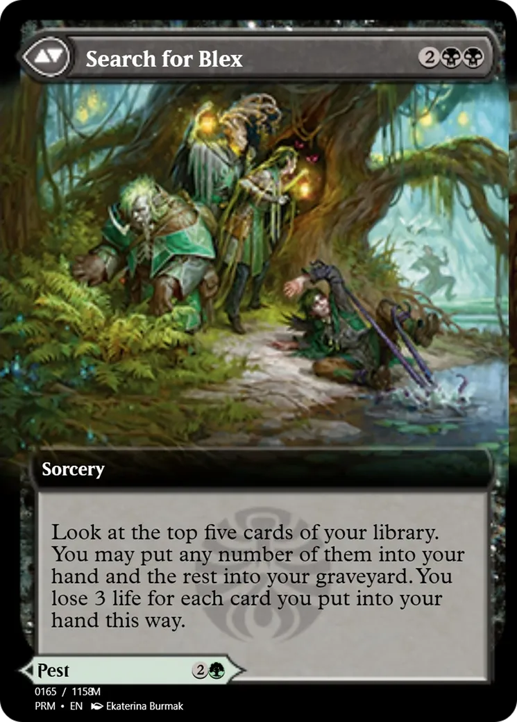 Blex, Vexing Pest // Search for Blex back