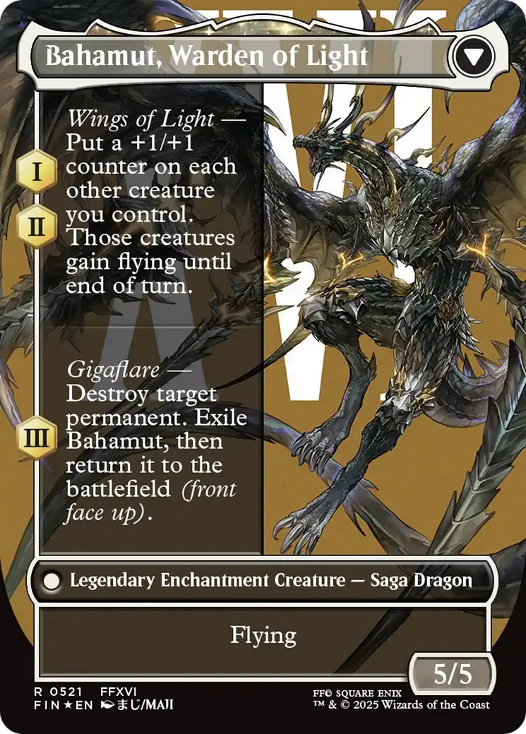 Dion, Bahamut's Dominant // Bahamut, Warden of Light back