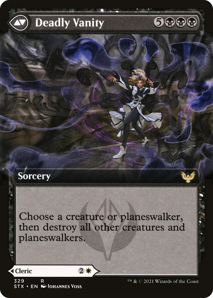 Selfless Glyphweaver // Deadly Vanity back