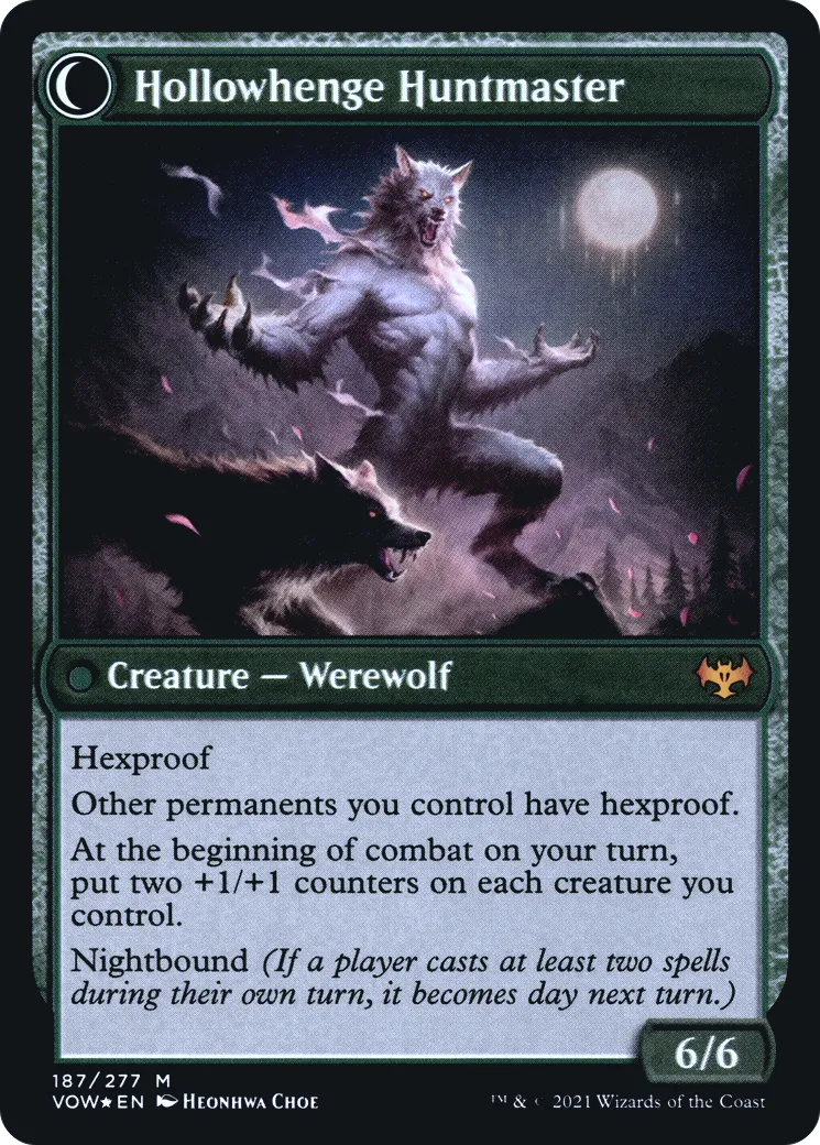 Avabruck Caretaker // Hollowhenge Huntmaster back