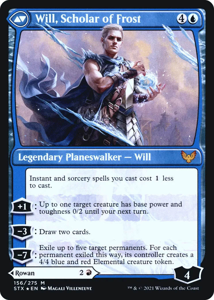 Rowan, Scholar of Sparks // Will, Scholar of Frost back