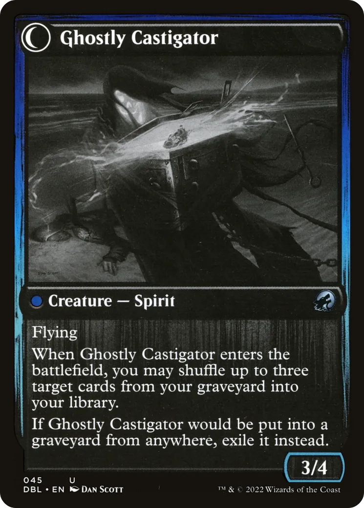 Covetous Castaway // Ghostly Castigator back
