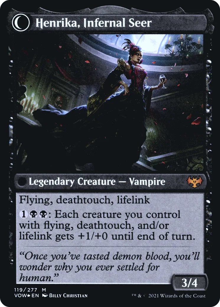 Henrika Domnathi // Henrika, Infernal Seer back