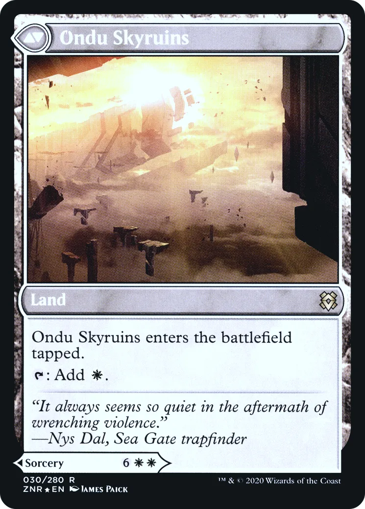 Ondu Inversion // Ondu Skyruins back
