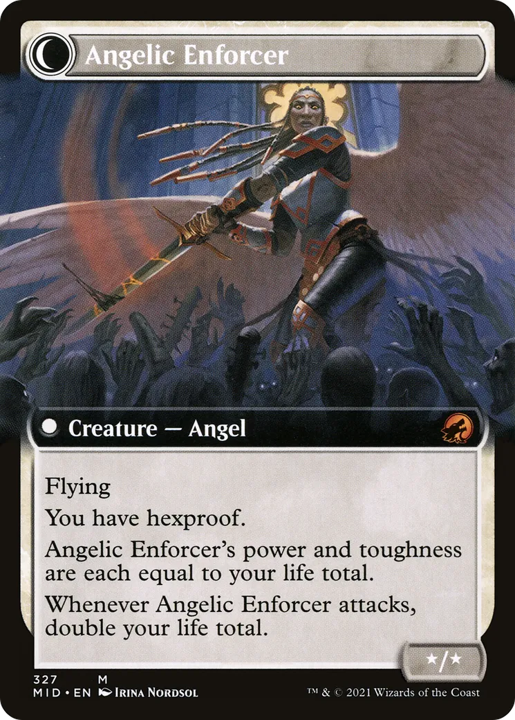 Enduring Angel // Angelic Enforcer back