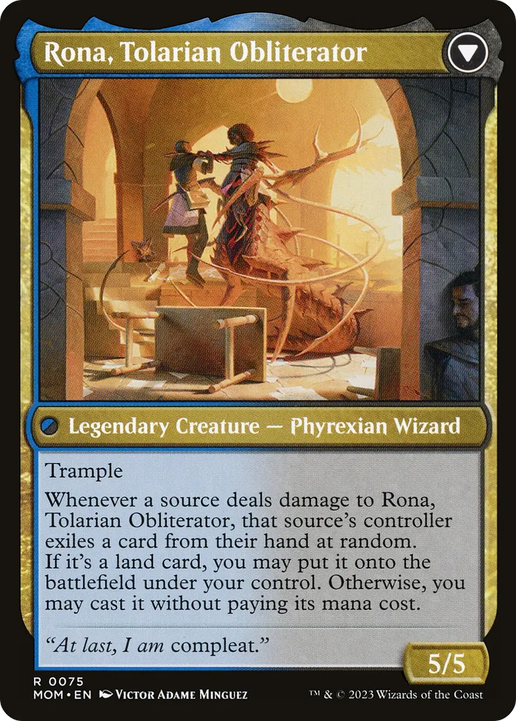Rona, Herald of Invasion // Rona, Tolarian Obliterator back