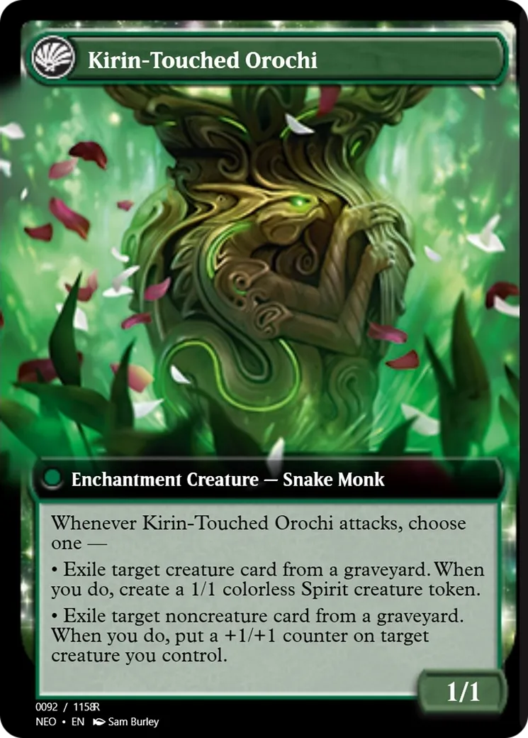 Teachings of the Kirin // Kirin-Touched Orochi back