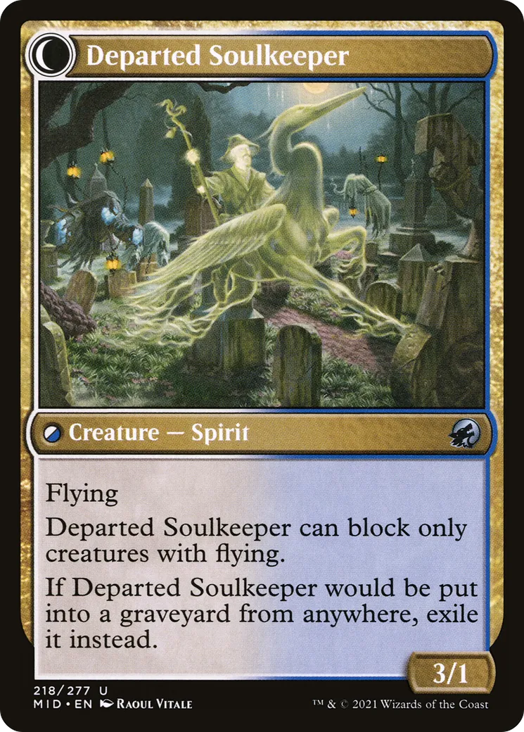 Devoted Grafkeeper // Departed Soulkeeper back