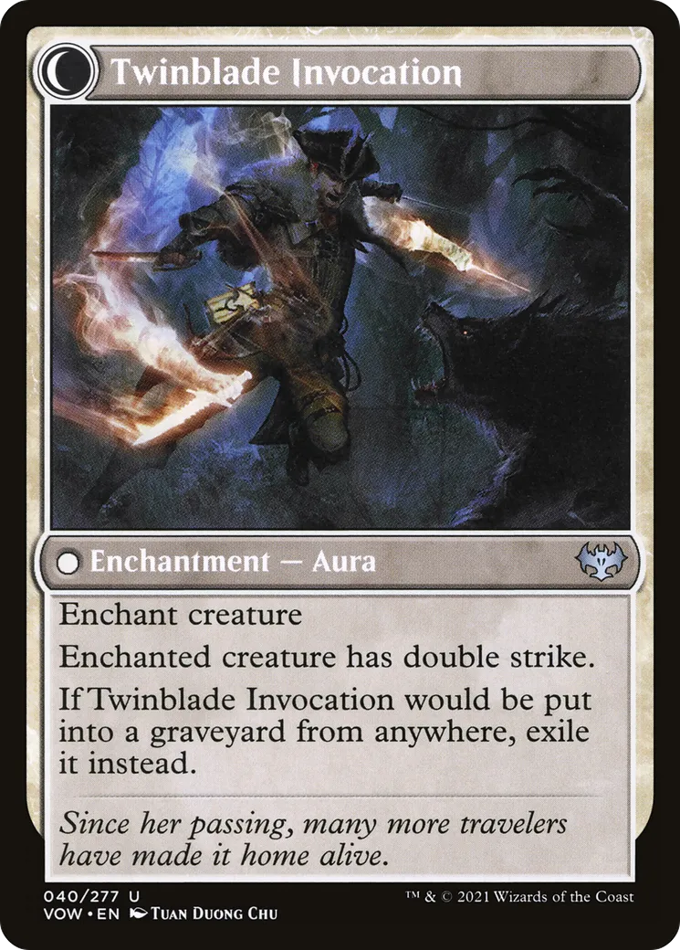 Twinblade Geist // Twinblade Invocation back