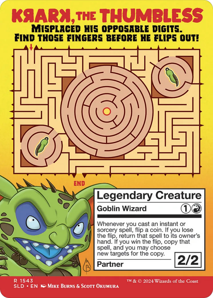 Krark, the Thumbless // Krark, the Thumbless back