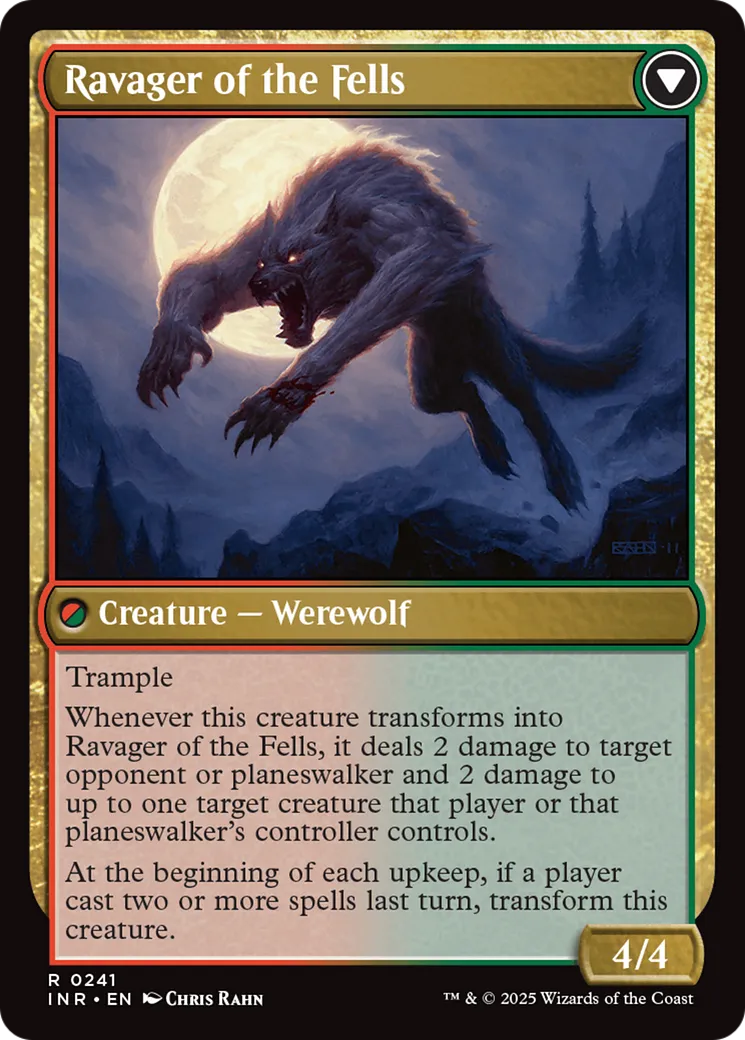 Huntmaster of the Fells // Ravager of the Fells back
