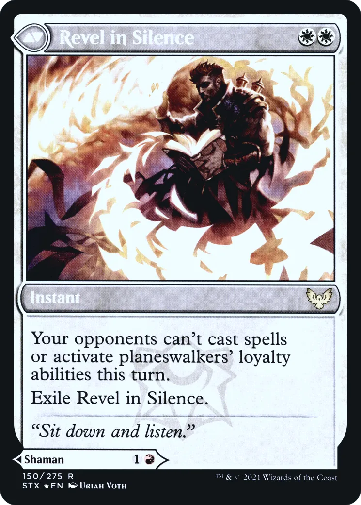Flamescroll Celebrant // Revel in Silence back