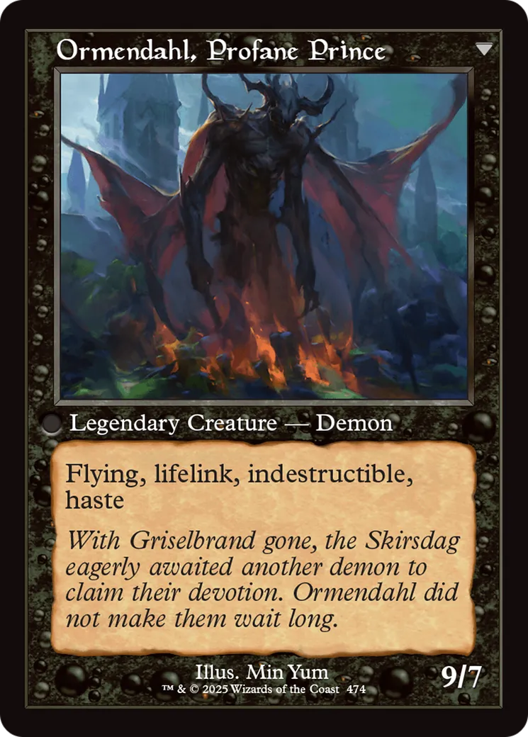 Westvale Abbey // Ormendahl, Profane Prince back