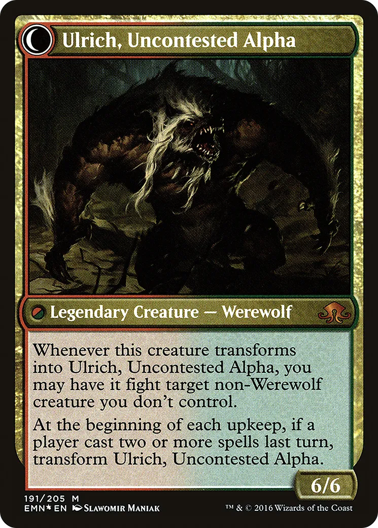 Ulrich of the Krallenhorde // Ulrich, Uncontested Alpha back