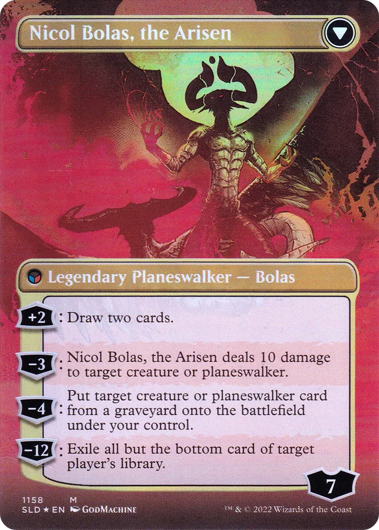 Nicol Bolas, the Ravager // Nicol Bolas, the Arisen back