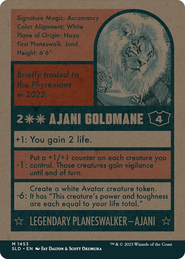Ajani Goldmane // Ajani Goldmane back