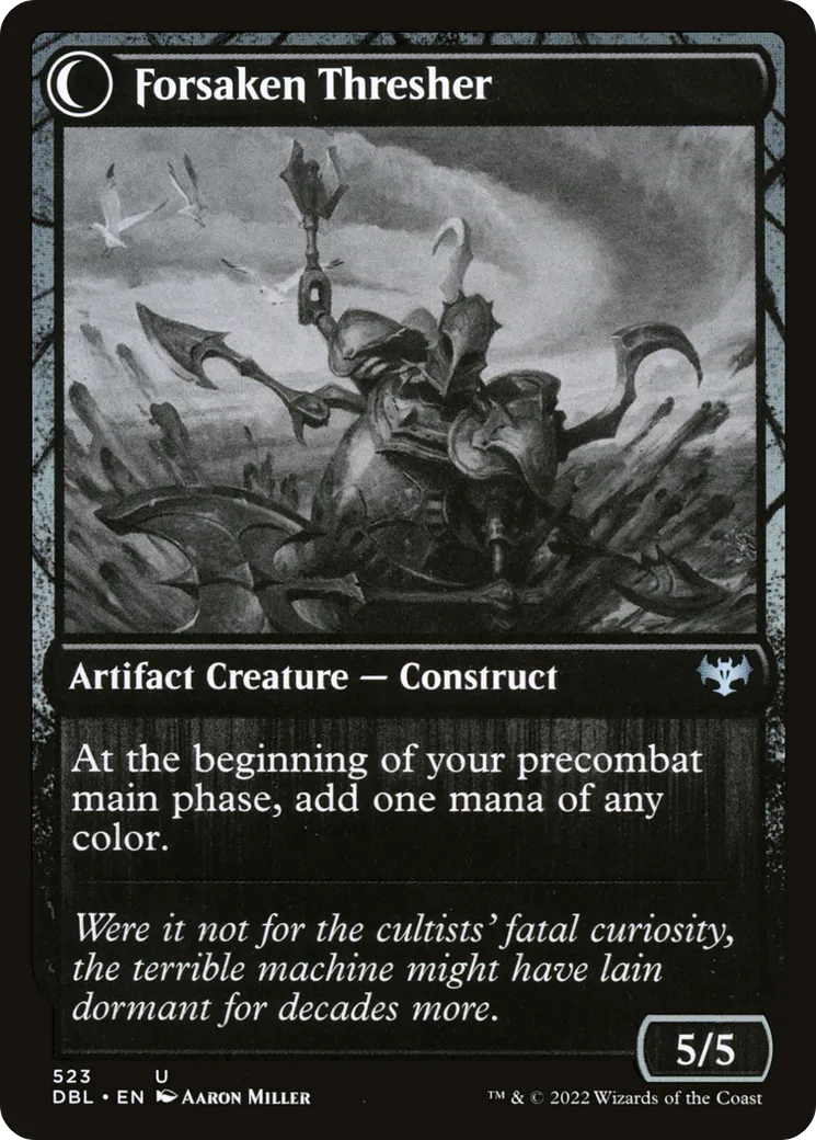 Foreboding Statue // Forsaken Thresher back