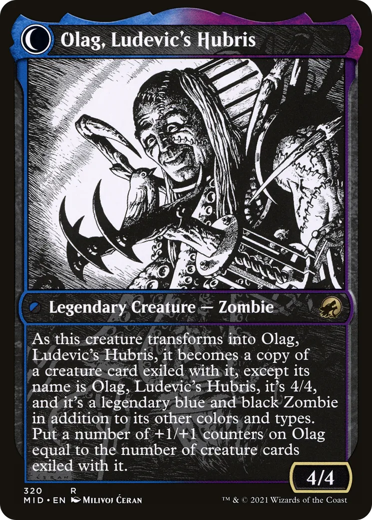 Ludevic, Necrogenius // Olag, Ludevic's Hubris back