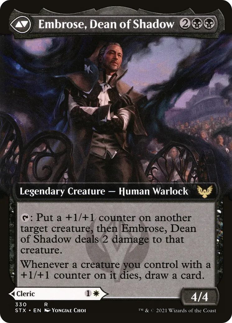 Shaile, Dean of Radiance // Embrose, Dean of Shadow back