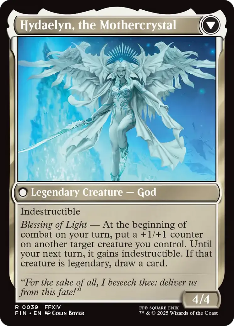 Venat, Heart of Hydaelyn // Hydaelyn, the Mothercrystal back