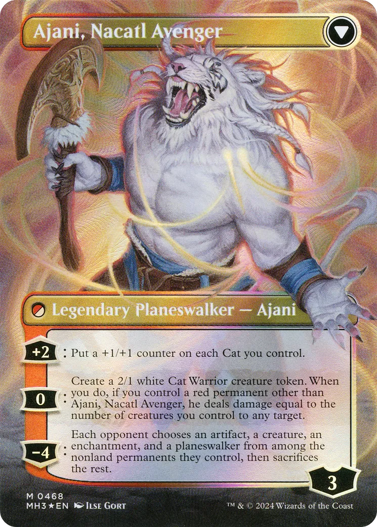 Ajani, Nacatl Pariah // Ajani, Nacatl Avenger back
