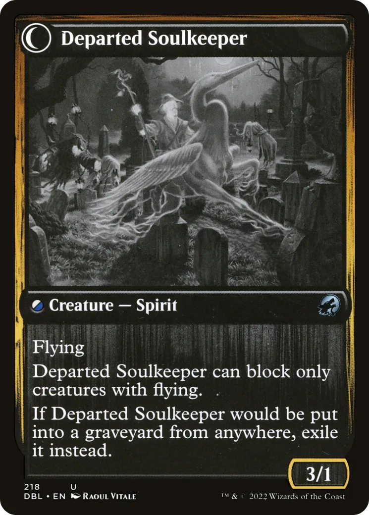 Devoted Grafkeeper // Departed Soulkeeper back