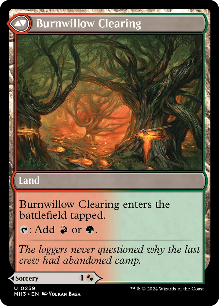 Stump Stomp // Burnwillow Clearing back