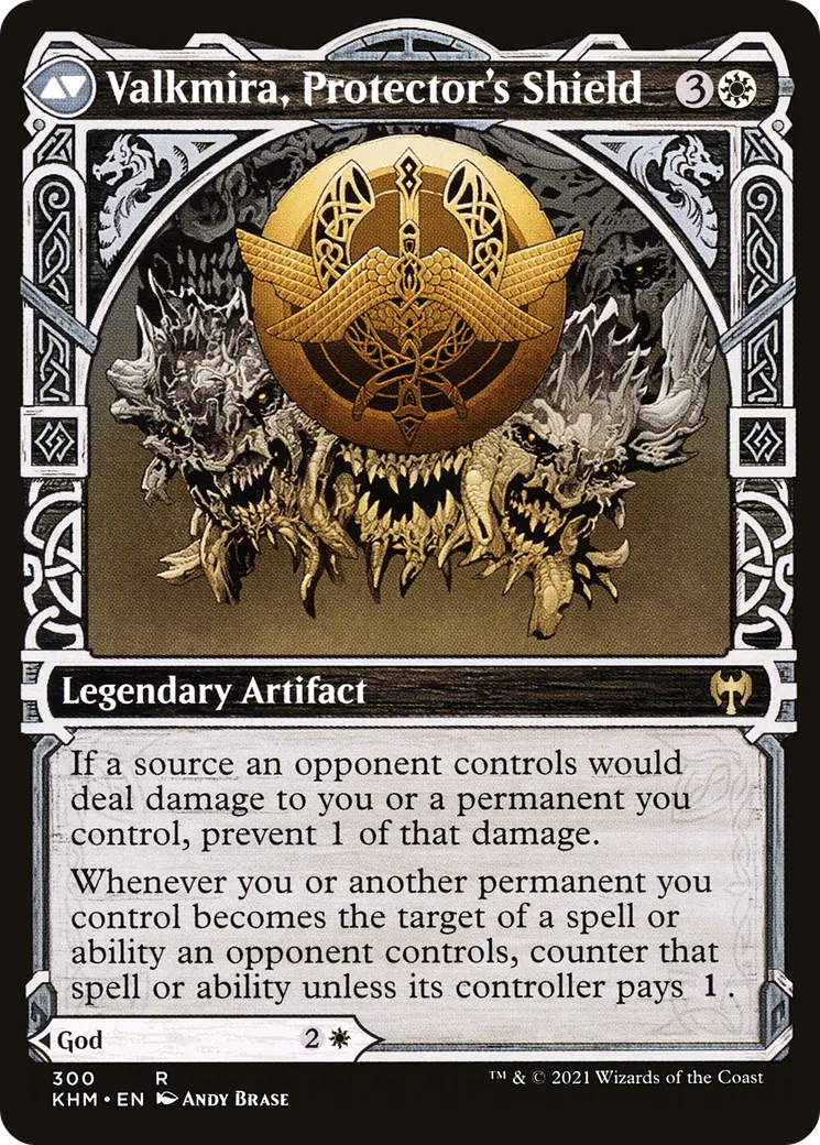 Reidane, God of the Worthy // Valkmira, Protector's Shield back