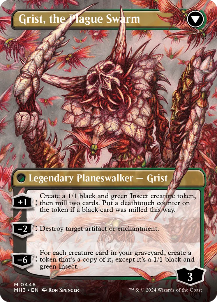 Grist, Voracious Larva // Grist, the Plague Swarm back