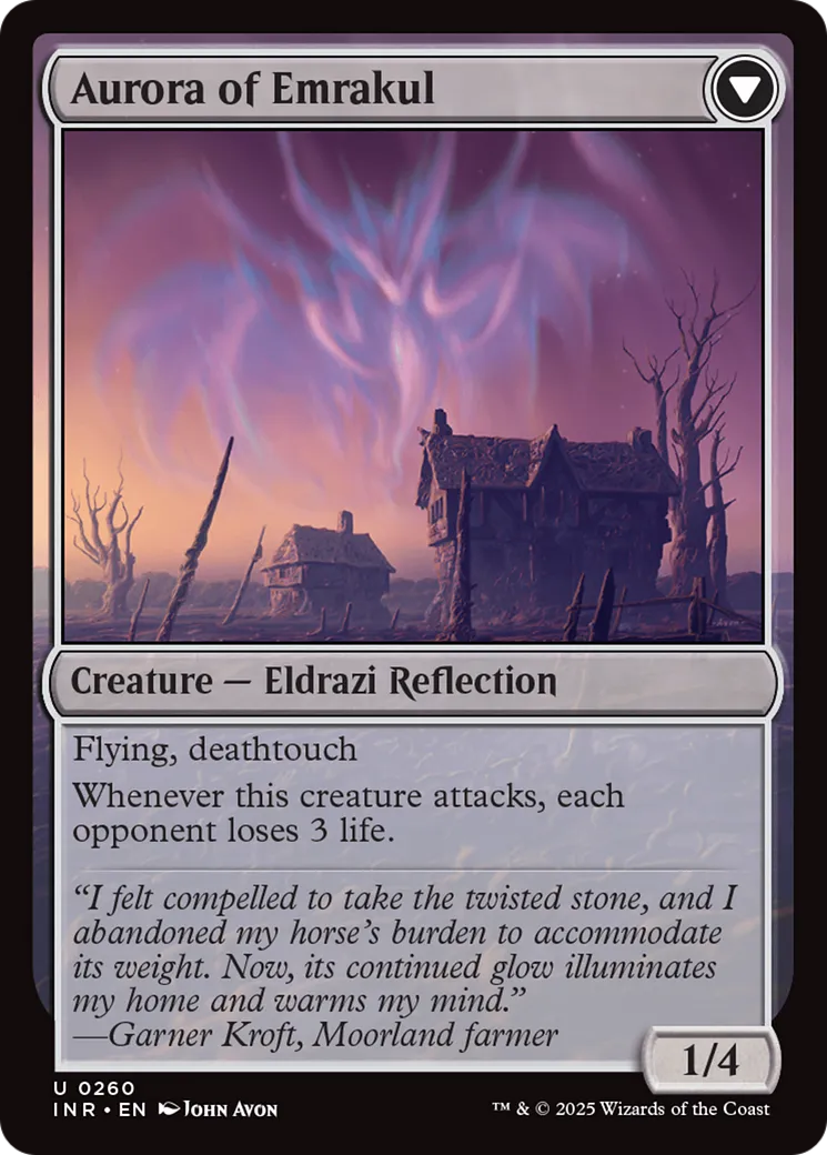 Cryptolith Fragment // Aurora of Emrakul back