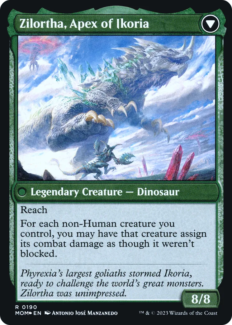 Invasion of Ikoria // Zilortha, Apex of Ikoria back