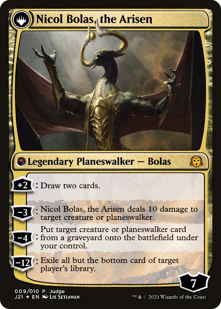 Nicol Bolas, the Ravager // Nicol Bolas, the Arisen back