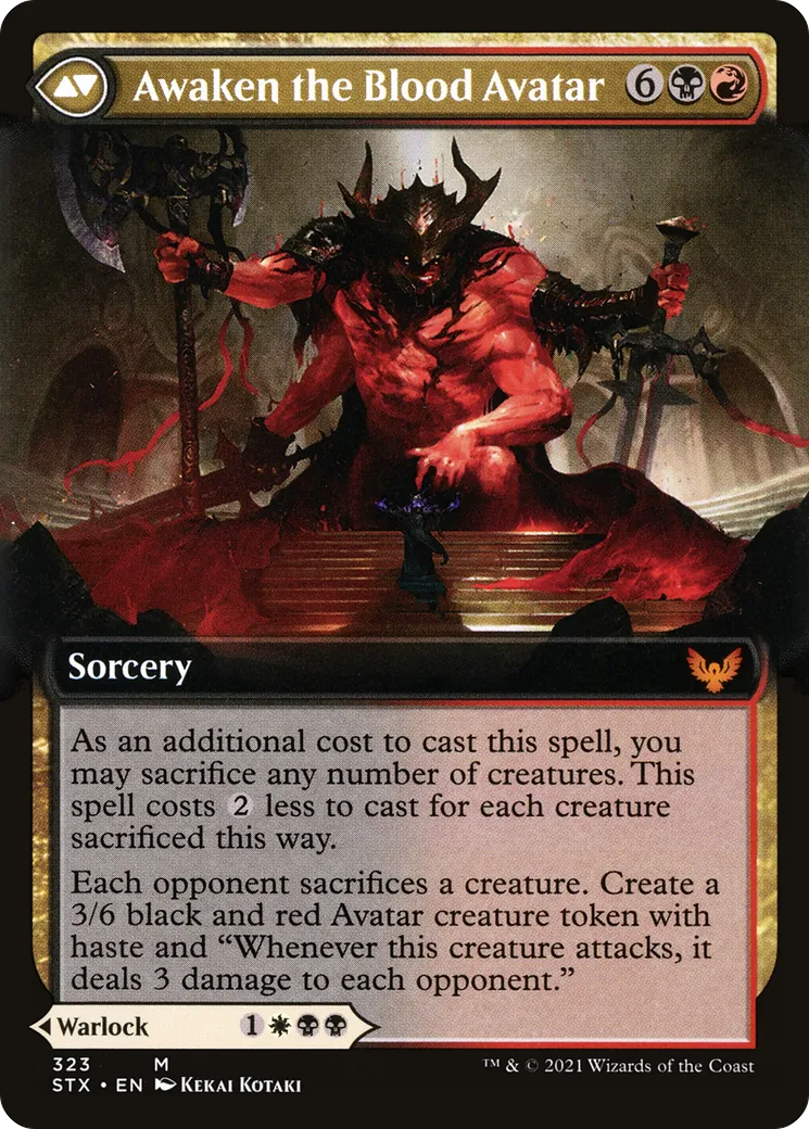 Extus, Oriq Overlord // Awaken the Blood Avatar back