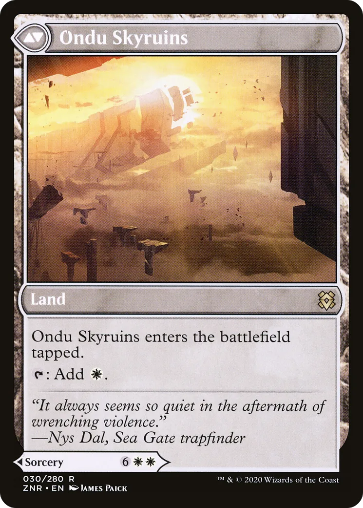 Ondu Inversion // Ondu Skyruins back
