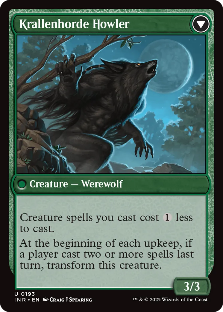 Duskwatch Recruiter // Krallenhorde Howler back