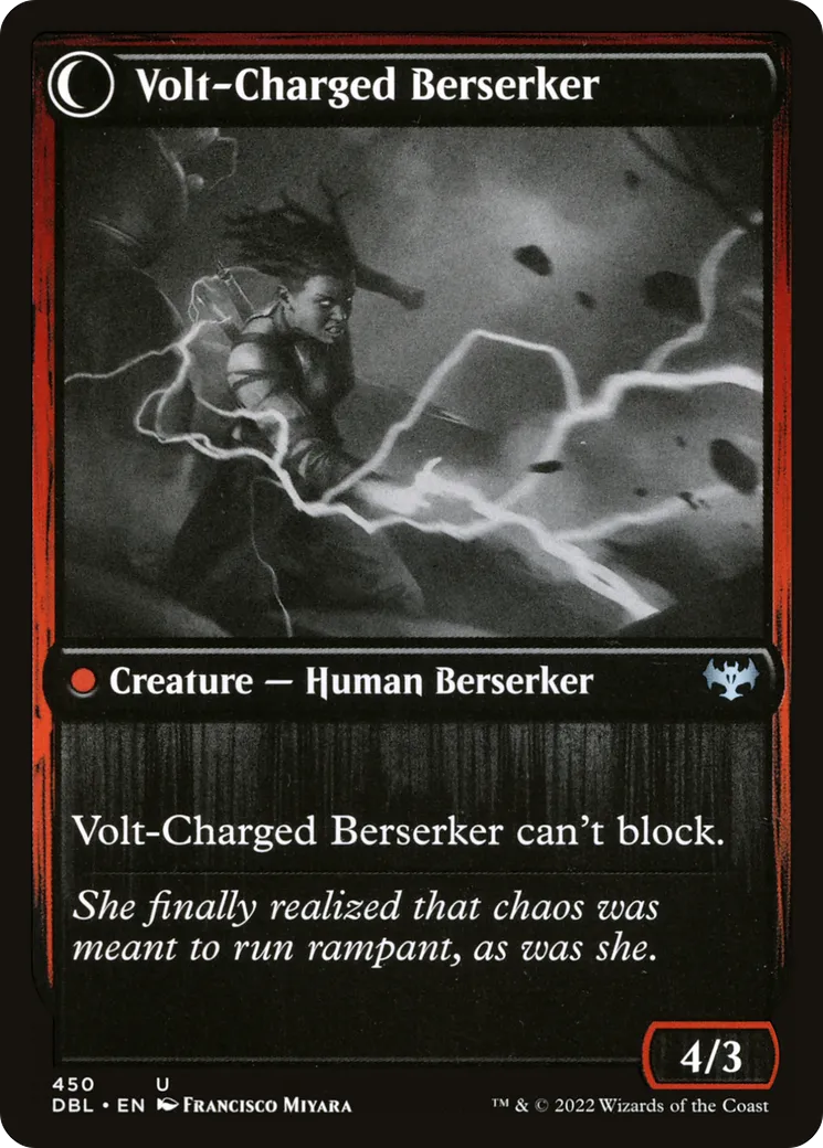 Voltaic Visionary // Volt-Charged Berserker back