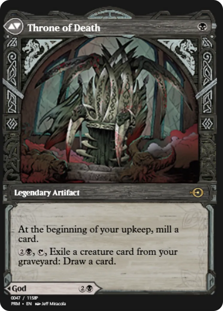 Egon, God of Death // Throne of Death back