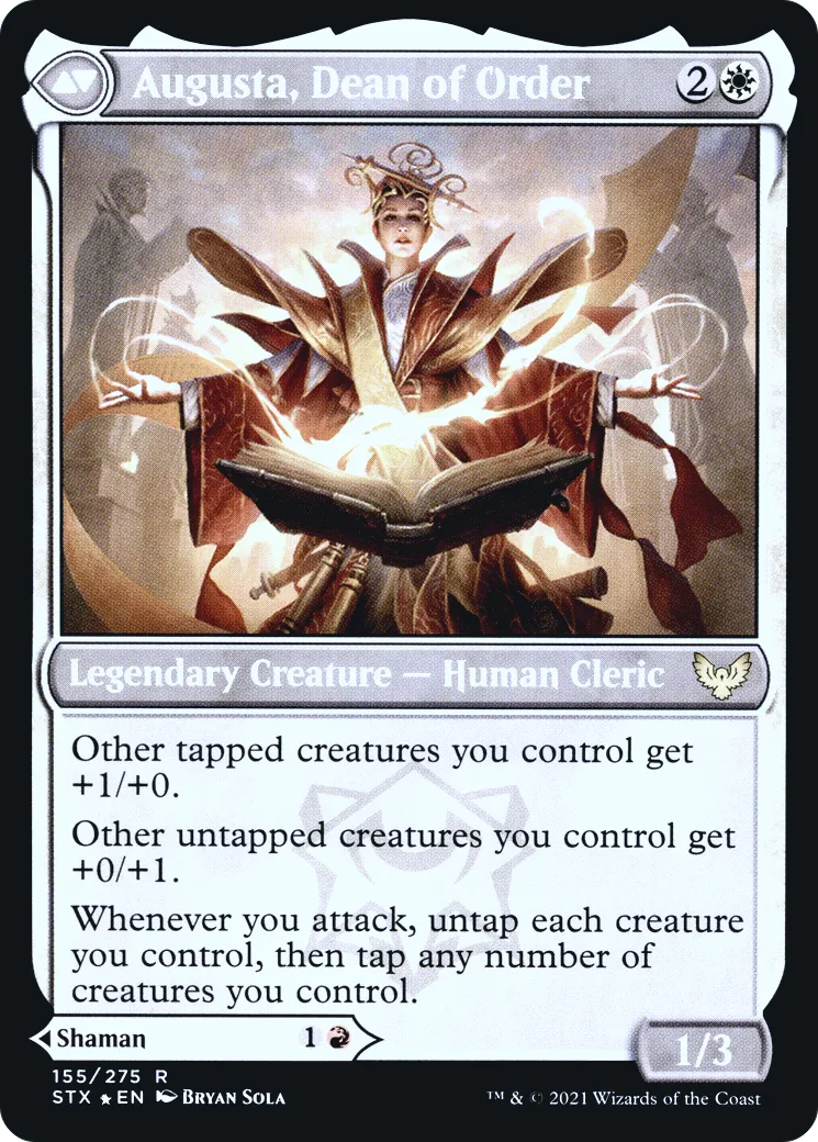 Plargg, Dean of Chaos // Augusta, Dean of Order back