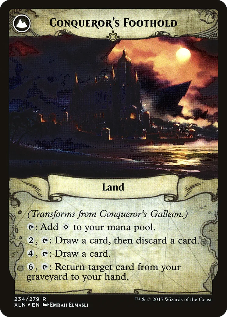 Conqueror's Galleon // Conqueror's Foothold back