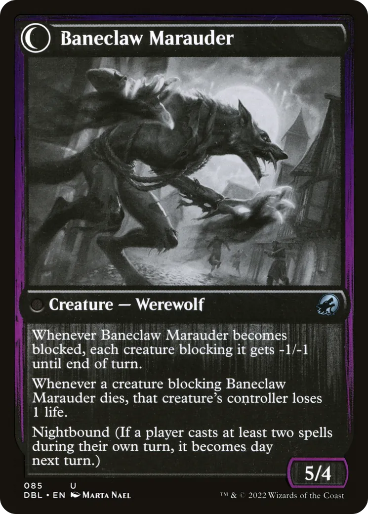 Baneblade Scoundrel // Baneclaw Marauder back